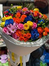 Букет цветов из:  Розы и Хризантемы #REPLACE_PRED# Лесозаводске
